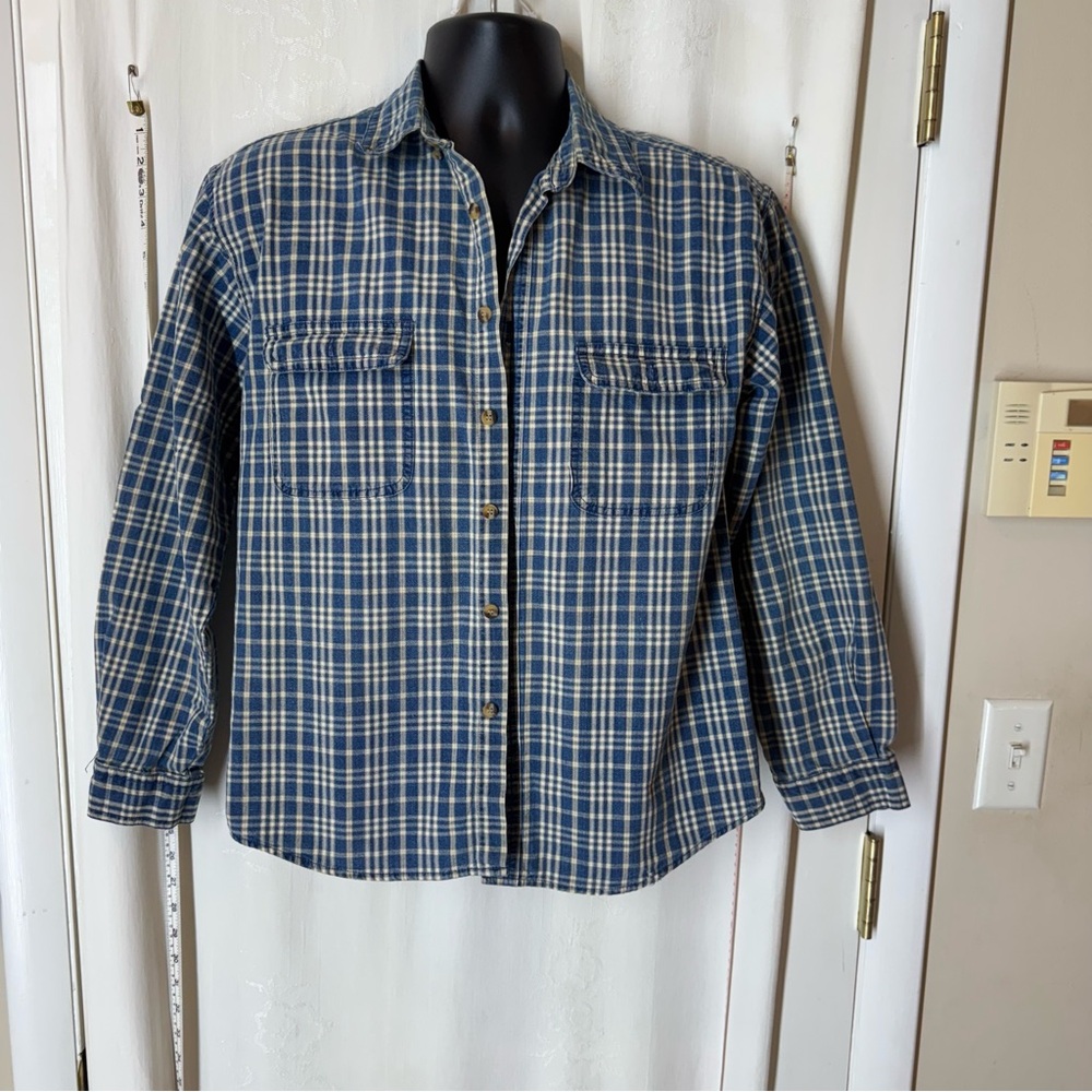 Vintage U.S. Expedition Blue Plaid Shirt